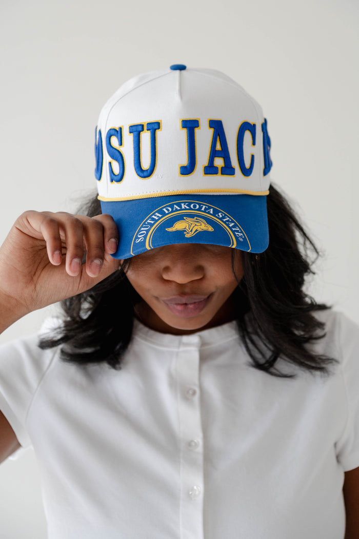 SD State Phipps Away Split Hat 5 Panel Canvas Baseball Hat