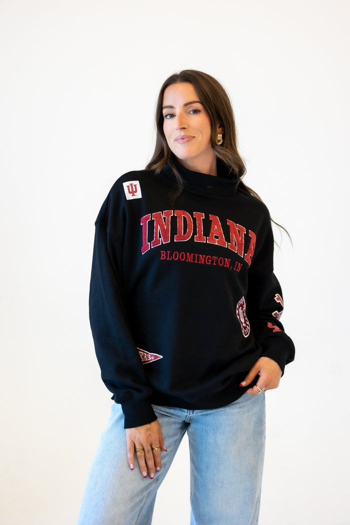 Indiana All Over Scatter Oversized Funnel Neck