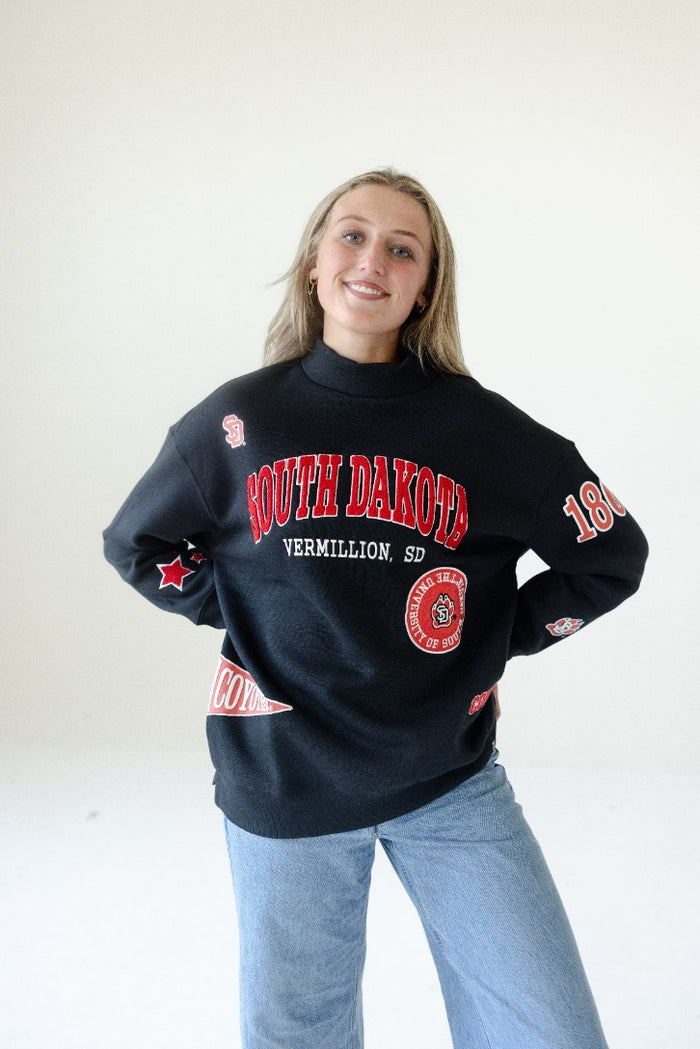 USD All Over Scatter Oversized Funnel Neck