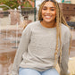 Alabama College Lines Heather Grey Crew
