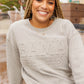Alabama College Lines Heather Grey Crew