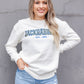 SDSU Carter Checkered Embroidery Fleece Crew