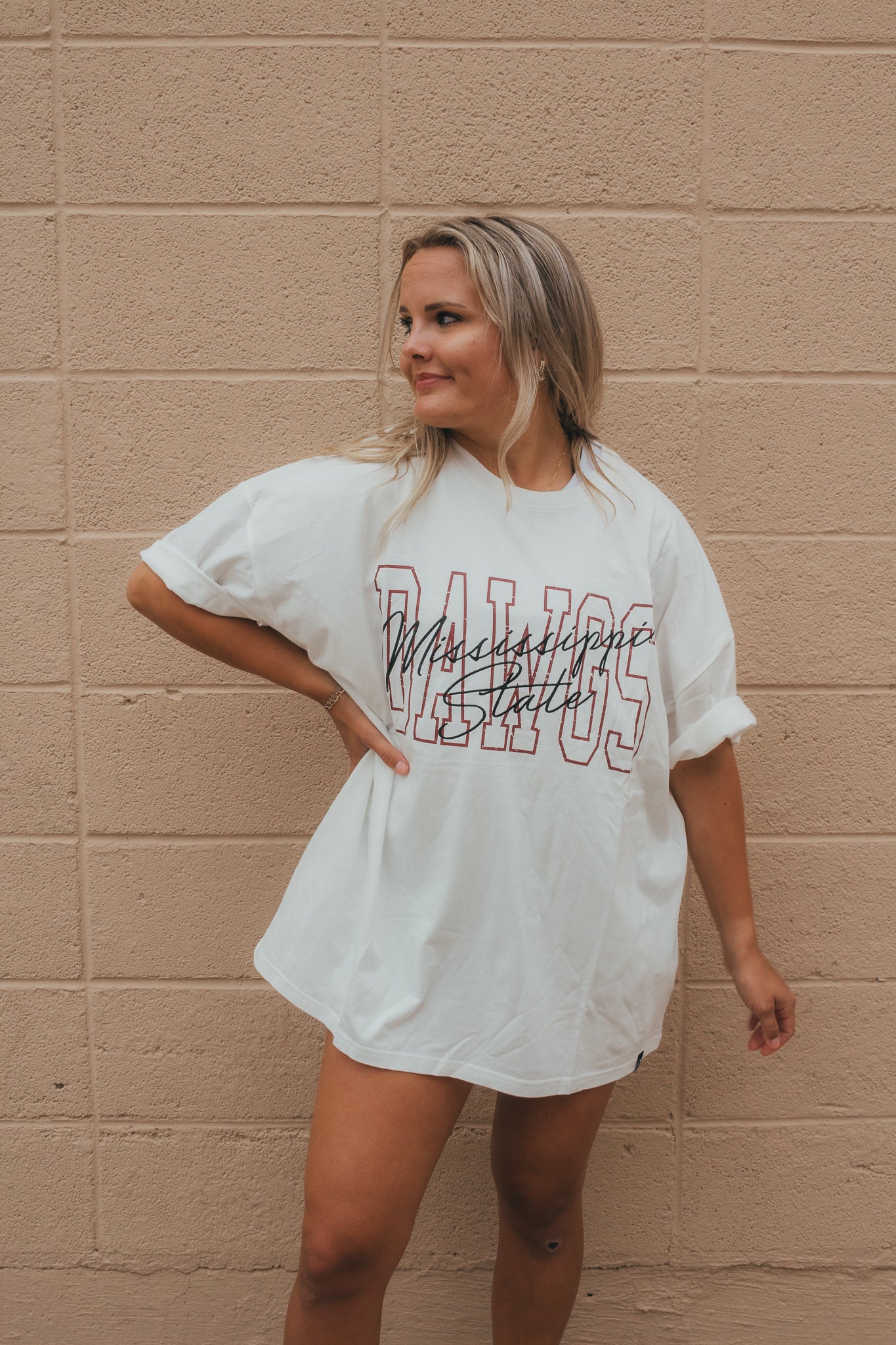 Mississippi State Owens Oversized Band T-shirt