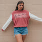 Nebraska Owens Oversized Colorblock Crew