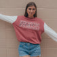 Nebraska Owens Oversized Colorblock Crew