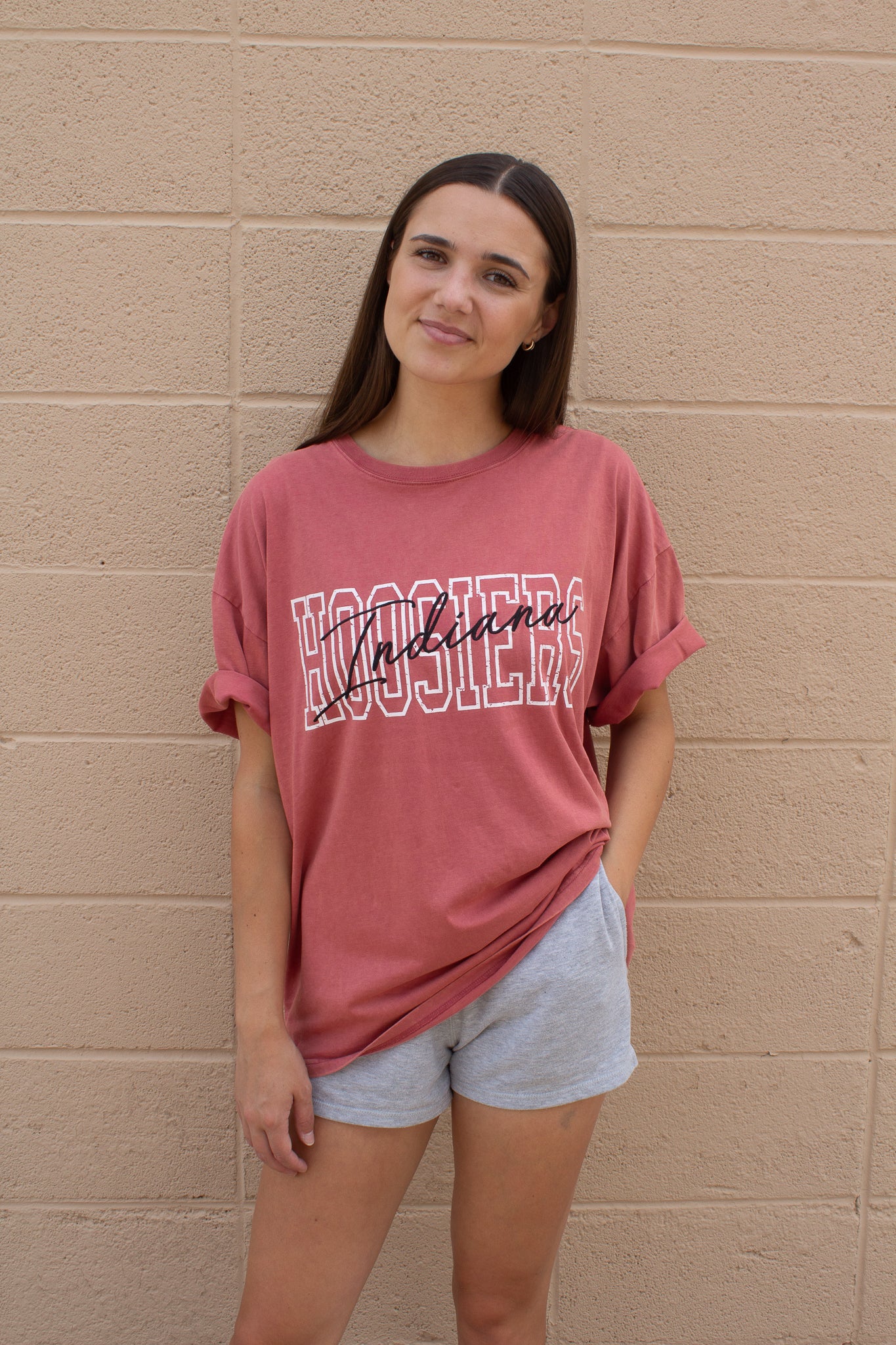 Indiana Owens Oversized Outline Band Tee
