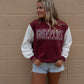Montana Owens Oversized Outline Colorblock Crew