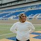 SDSU Lawrence Leather Letters Fleece Crew
