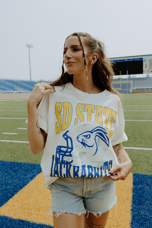 SDSU Murray Hippie Helmet Oversized Band T-shirt