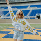 SDSU Phipps Split Sleeve Cropped Crew