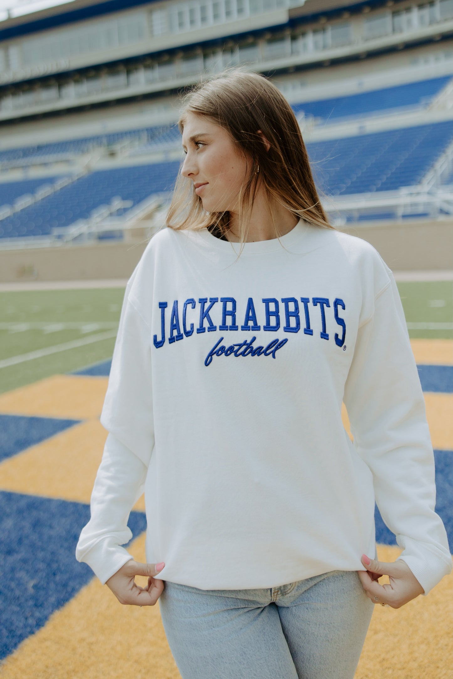 SDSU Tebow Raised Fleece Crew