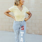 ISU Printed Denim Jeans