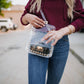 Clear Studded Purse