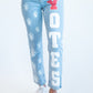 USD Printed Denim Jeans