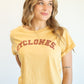 ISU Velvet Elvis Cropped Cuffed Tee