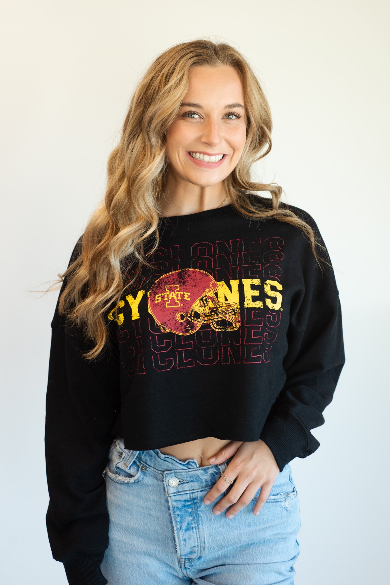 ISU Rodgers Repeat Cropped Crew