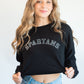 Michigan State Velvet Elvis Cropped Crew