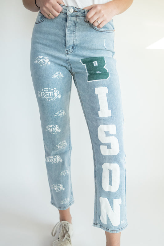 NDSU Printed Denim Jeans