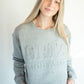 Montana Embossed College Lines Crew