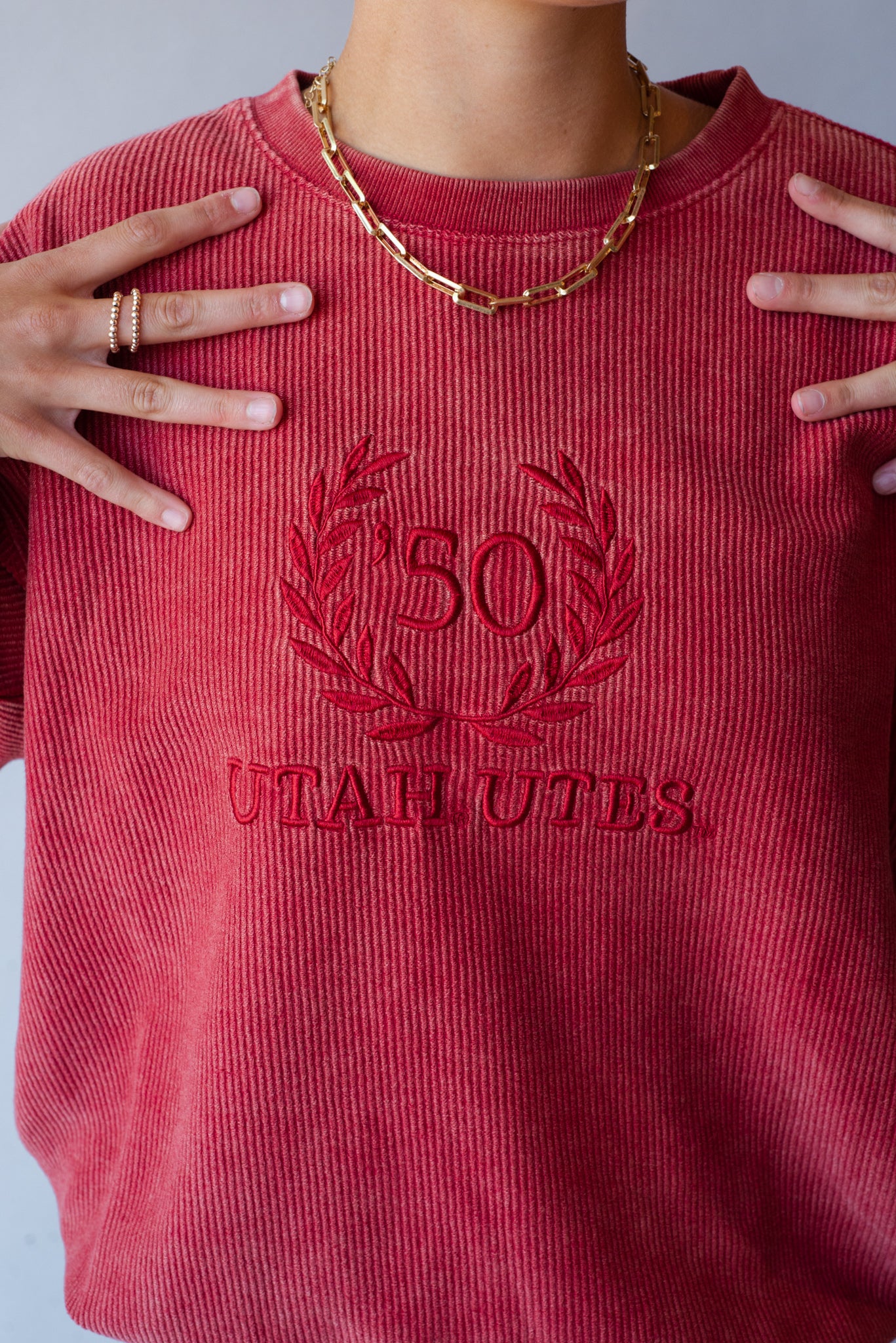 Utah Carleton Corded Crew