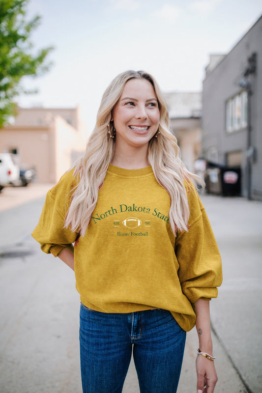 NDSU 90's Football Corded Crew