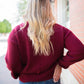 ISU Varsity Turtleneck Sweater (Maroon)